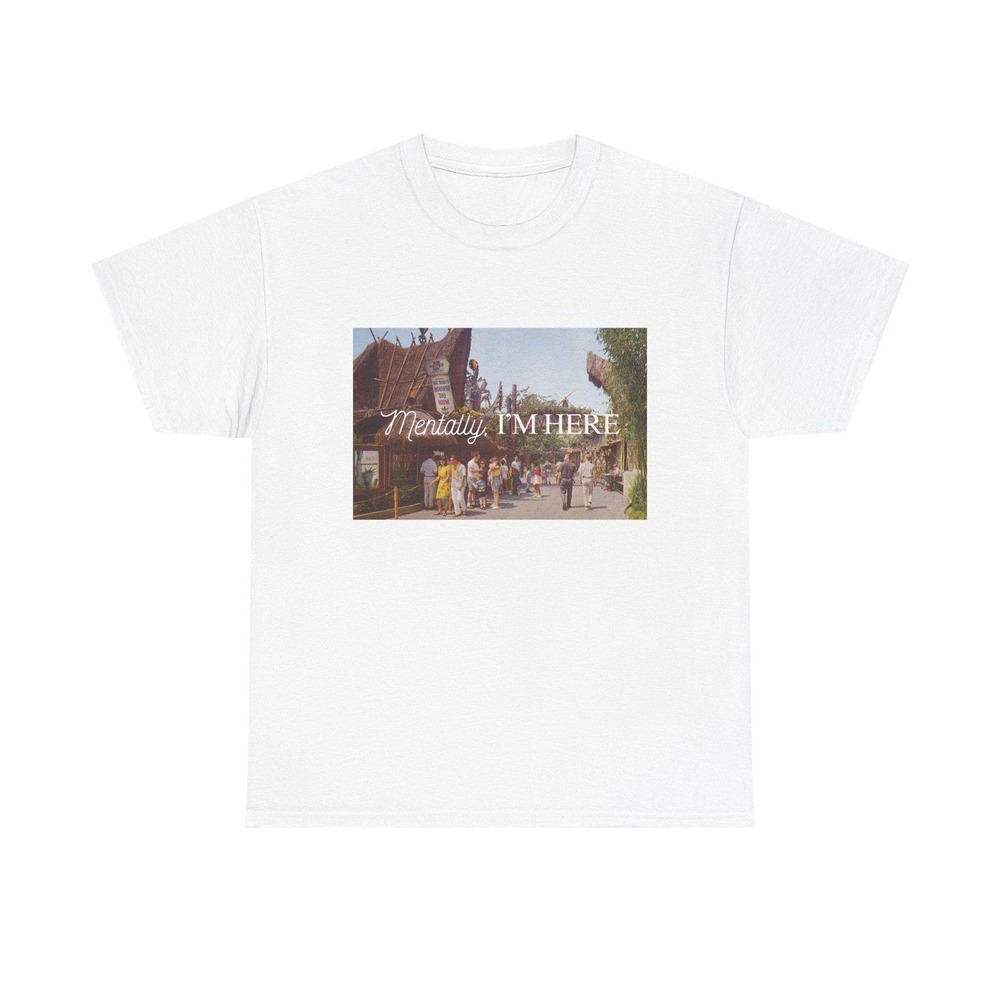 Dsney Tiki Room Shirt, Retro Mentally, I_m Here Tee